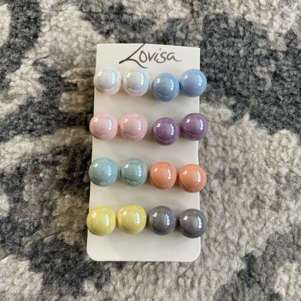 Lovisa Multicolored Sphere Stud Earrings